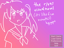 The r/visualnovels Visual Novel