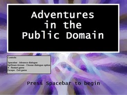 Adventures in the Public Domain
