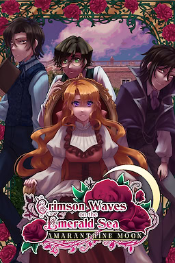 Crimson Waves on the Emerald Sea: Amaranthine Moon